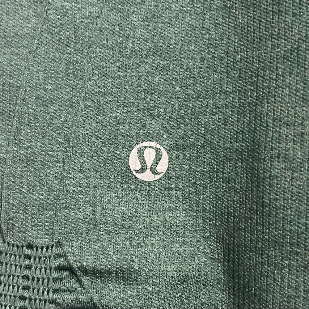 LULULEMON In The Flow Cropped Leggings green women’s size 4 activewear - Picture 8 of 16